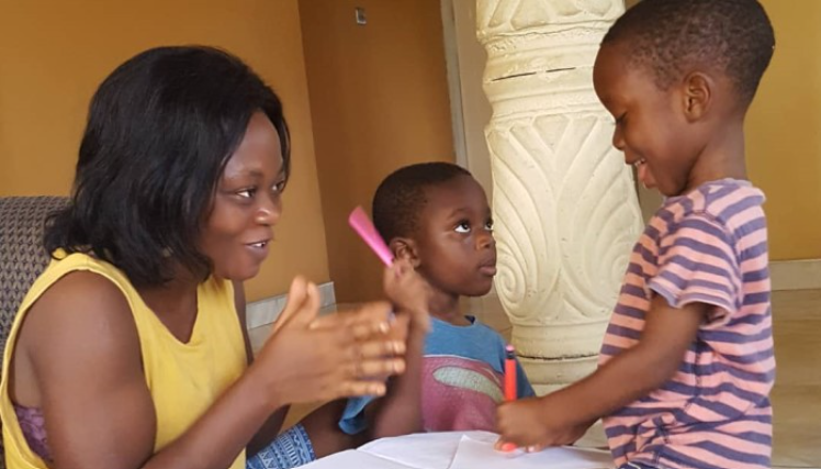 Research collaboration in Ghana on young deaf children and their caregivers
